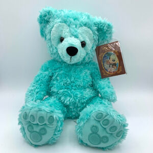 Disneyland Disney Hidden Mickey Pre-Duffy‎ Aqua Mint Plush Teddy Bear New Rare